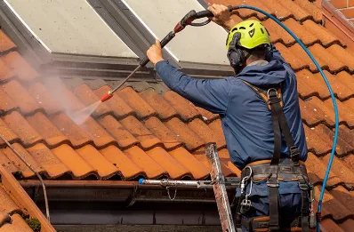 Démoussage et hydrofuge de toiture à Aurignac
